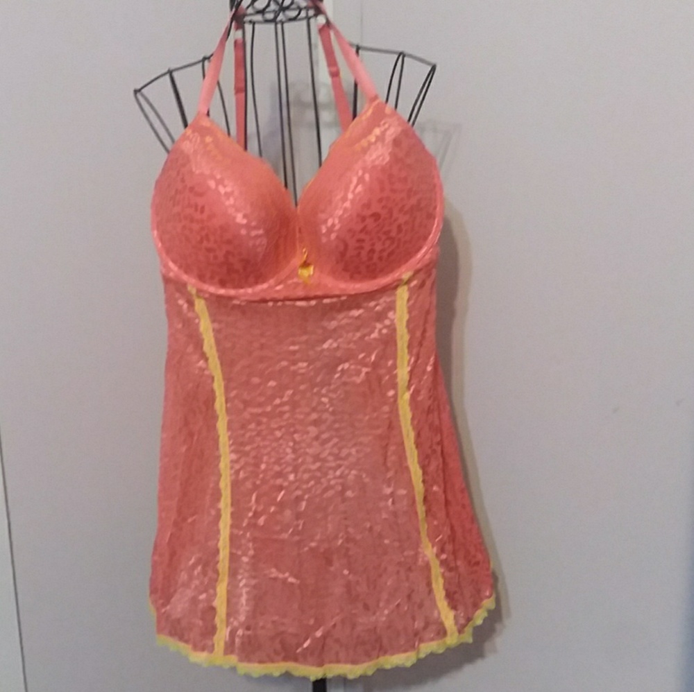 YASS Ladies..Plus Size Orange and Yellow Lingerie